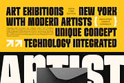 Andora - Unique Condensed Bold Font, a Sans Serif Font by TokoPress (Thumbnail 3 of 12)