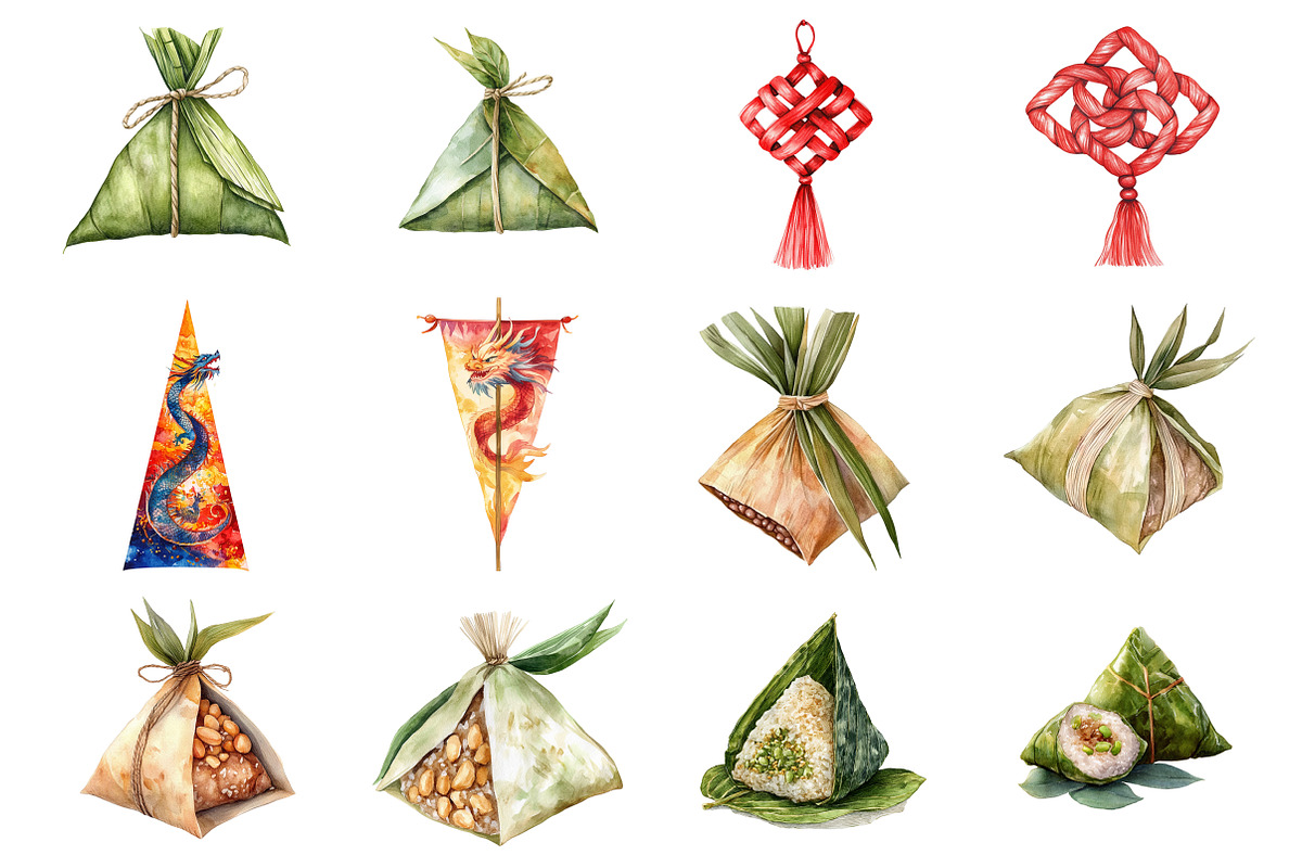 Dragon Boat Festival Clipart, an Illustration by Design Market (Photo 2 of 3)