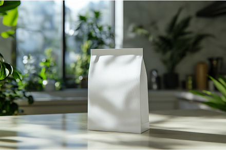 White bag on kitchen counter, a Food & Drink Photo by Beautiful things