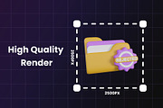Remote Work 3D Icon, an Object Graphic by Artnivora.Std (Thumbnail 3 of 4)