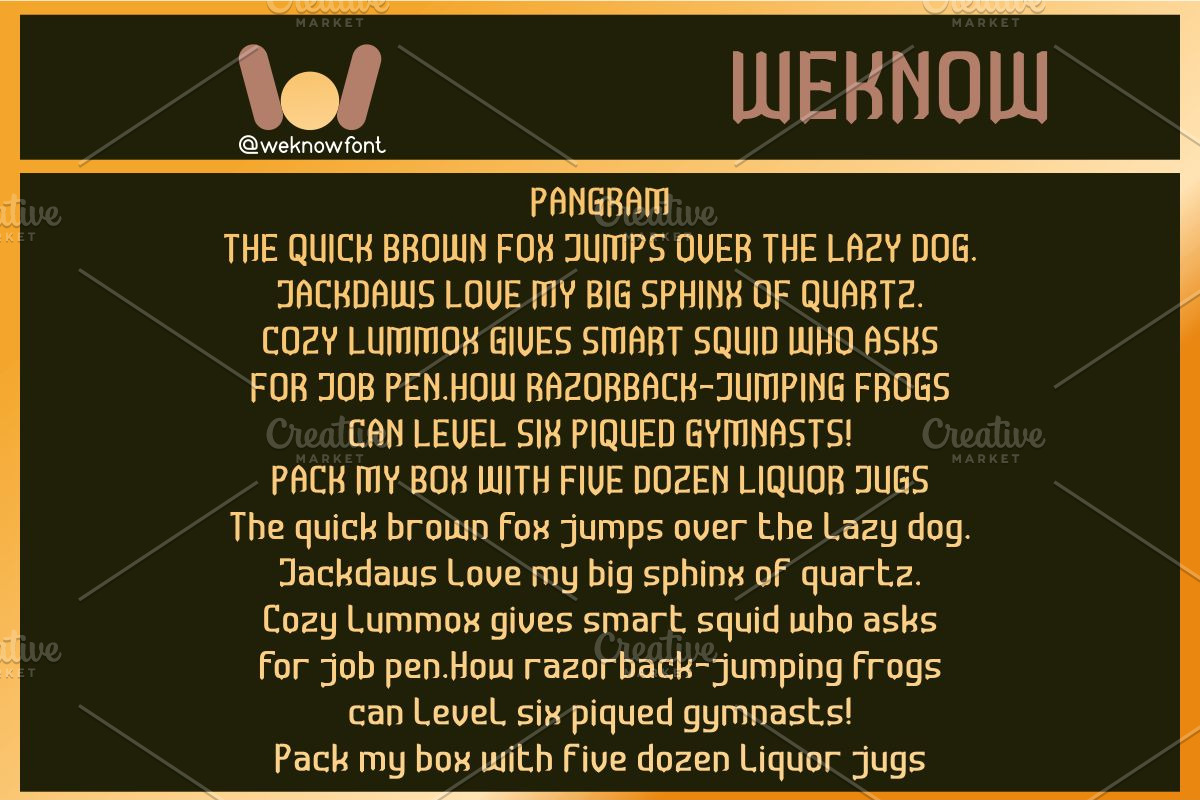 Straightforward font, a Font by weknow (Photo 6 of 8)