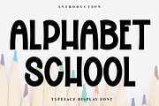 Alphabet School, a Script Font by FreshTypeINK (Thumbnail 1 of 7)