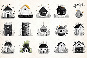 Bee House Clipart Set, an Illustration by DreamCafeArt (Thumbnail 5 of 6)