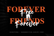 Nighttree Handwritten Script Font, a Script Font by Ronny Studio (Thumbnail 2 of 10)