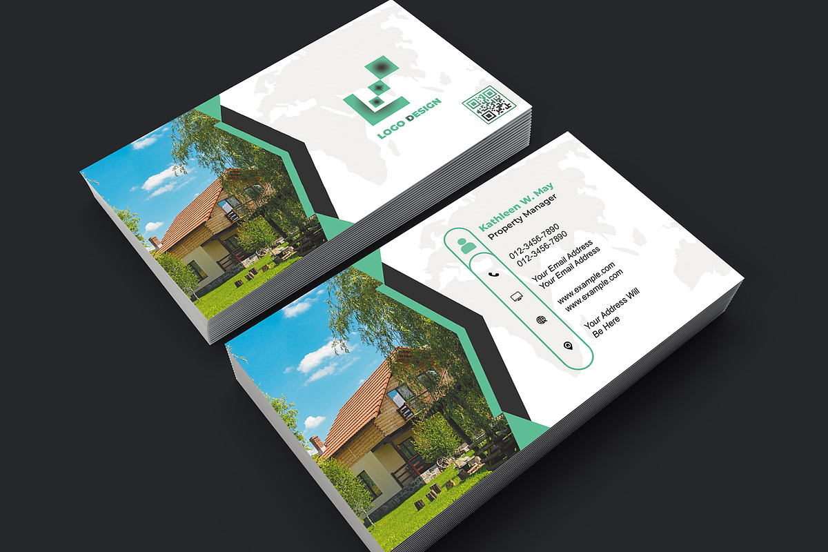 Realtor Business Card PSD Template preview 7