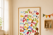 Alphabet Nursery Print: Hand Painted, an Education Illustration by Oleksandra Illustrates (Thumbnail 3 of 12)