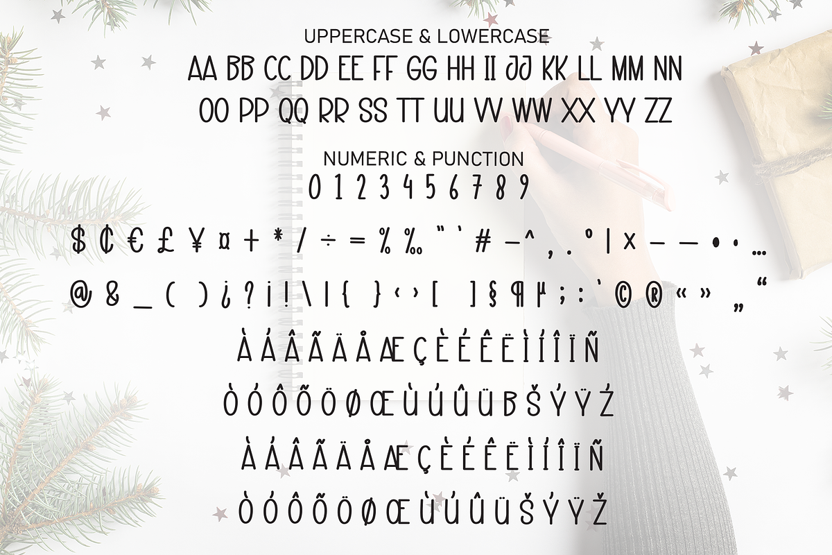 Planner Christmas | Script Font, a Script Font by Scratchones (Photo 7 of 8)