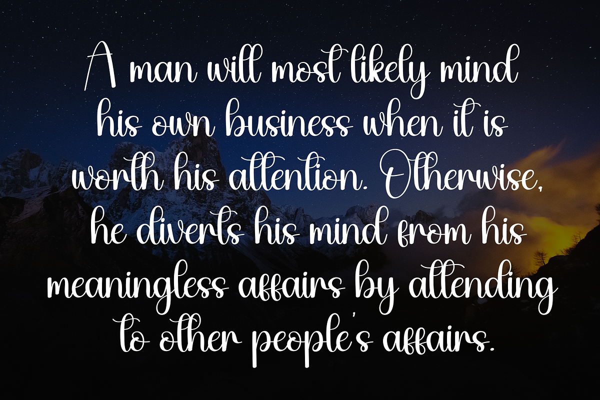 Armyblue | Script Font, a Handwritten Font by Scratchones (Photo 6 of 9)