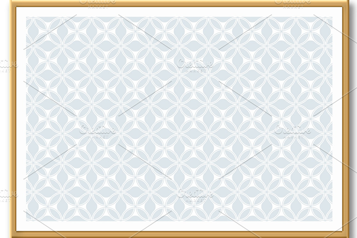 Geometric seamless floral pattern, a Pattern Graphic by RODINA (Photo 2 of 3)