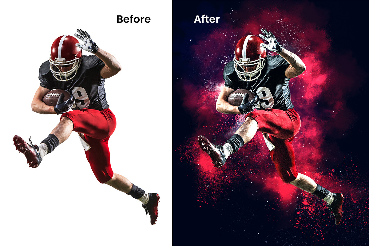 Powder Explosion Photo Effect, a Brushes & More by Pixel Gallery (Photo 2 of 10)