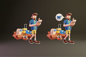 3D Shopping From Home - Male