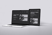 Laptop and Tablet Mockup, a Wearable Device Mockup by xavier_studio (Thumbnail 4 of 5)