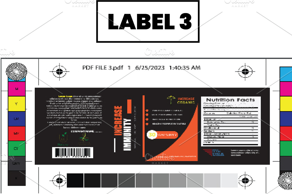 Immunity Plus: Supplement Label, a Templates & Theme by Design Fusion (Photo 4 of 4)