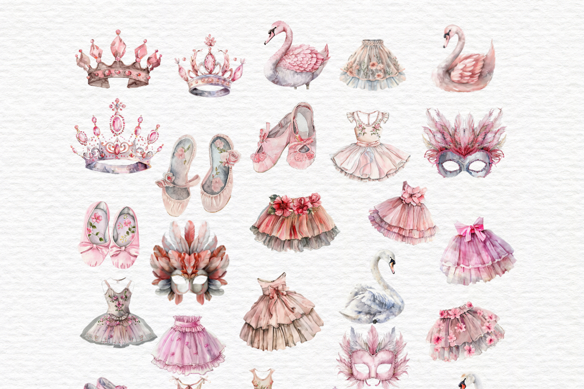Swan lake clipart cute Ballerina, a Person Illustration by Invite to Clipart (Photo 4 of 5)