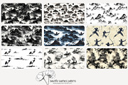 70 Asian ink wash seamless pattern, a Pattern Graphic by Poppy Lane Studio (Thumbnail 6 of 10)