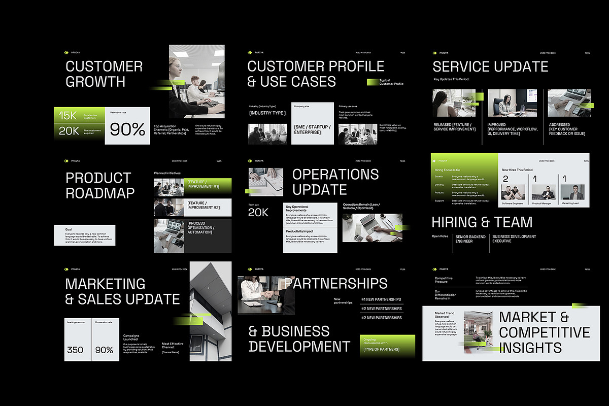 PRAGYA | Investor Update Deck PPT, a Presentation Template by Neermana (Photo 3 of 4)