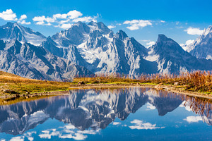 Koruldi Lake, Svaneti, a Photo by saiko3p
