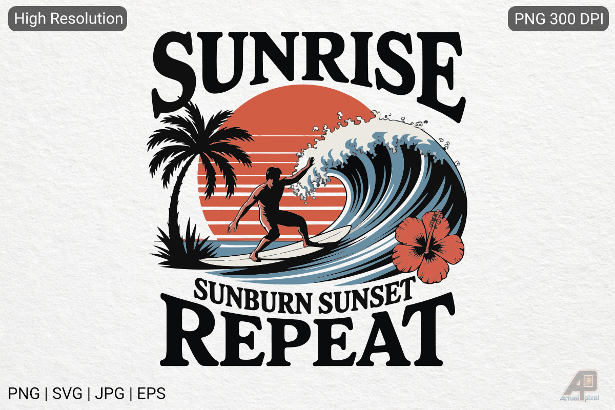 Summer Surfing Sublimation Bundle, a Photo by Actual Pixel (Photo 9 of 13)