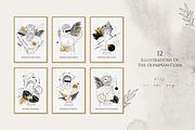 Oh My Gods! 24 Illustrations of Gods, a Decorative Illustration by Cosmic Store (Thumbnail 4 of 13)