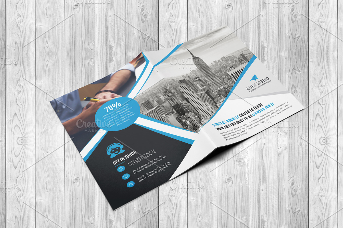 Corporate Bi-Fold Brochure Template, a Brochure Template by Alice_s (Photo 6 of 8)