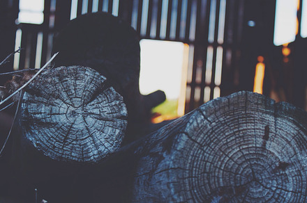 Wood Pile Featuring Vintage Barn And Logs preview 6