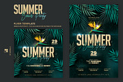 Summer Beach Party, a Flyer Template by Corrella Design (Thumbnail 1 of 3)