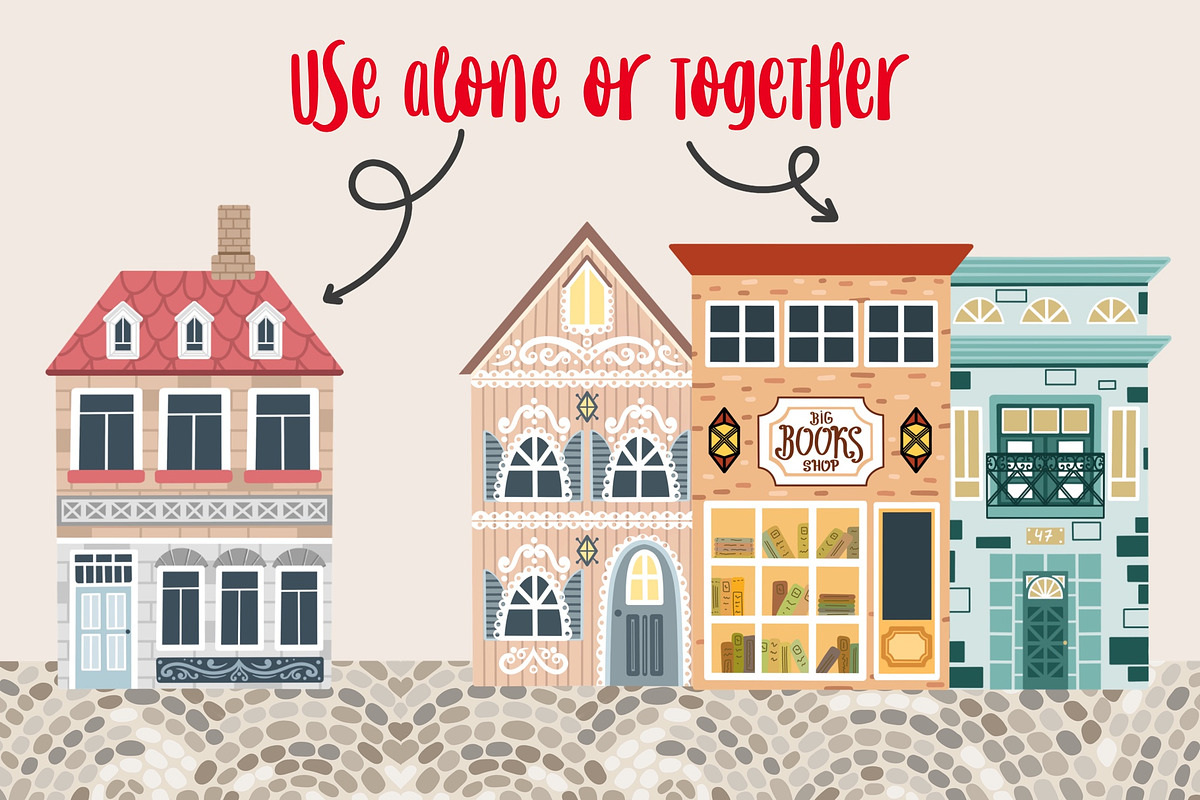 Fall Town Creator, a Decorative Illustration by Alina Sh (Photo 2 of 8)