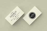 Vintage Minimal Business Card, a Business Card Template by GraphicPick (Thumbnail 1 of 3)