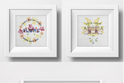 Trendy Vintage Floral Labels Toolkit, a Branding & Logo Template by sergio zest (Thumbnail 3 of 3)