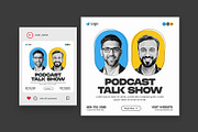 Podcast Talk Show Social Media Post, a Social Media Template by Saman Osama (Thumbnail 3 of 3)