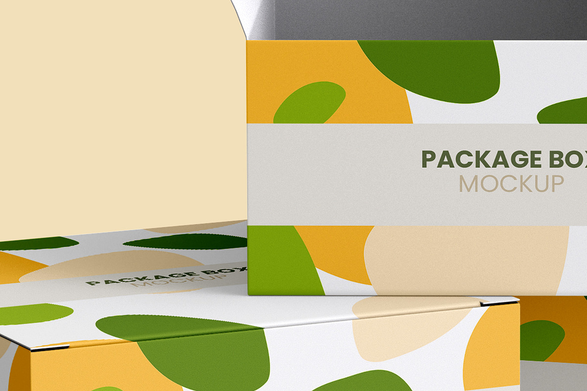 Package Box Mockup - 7 views, a Packaging Mockup by Illusiongraphic (Photo 16 of 19)