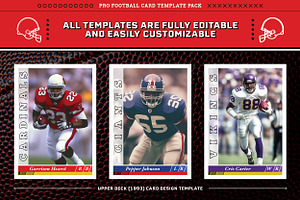 1990's Pro Football Cards PACK B