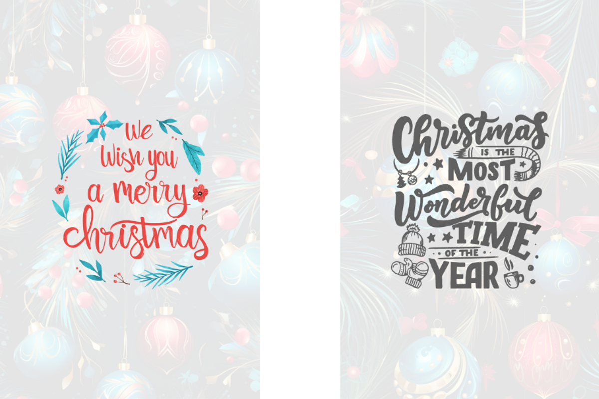 Christmas Card Design Bundle 9, a Card Template by Jay Major Designs (Photo 10 of 10)