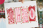 Preppy XOXO Valentine PNG, an Illustration by Designking (Thumbnail 1 of 6)