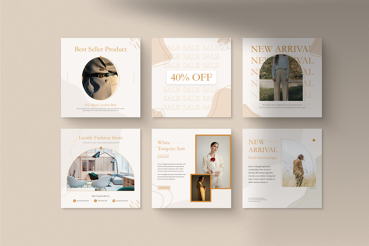 Fashion Instagram Post Template, a Social Media Template by prajapixels (Photo 3 of 4)