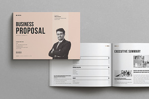 Business Proposal Template Landscape