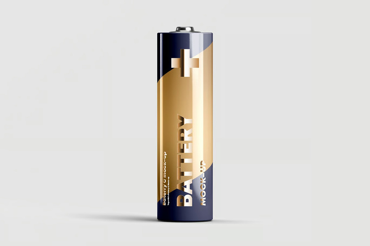 Battery AA Mock-up, a Product Mockup by zippypixelstudio (Photo 4 of 9)