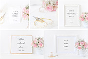 Frame mockup bundle - card mockup, a Print Template by L'Aura Studio (Thumbnail 3 of 8)