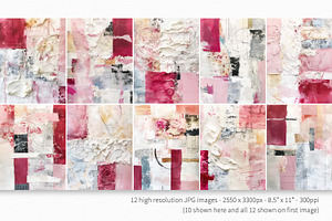 Eton Mess Collage Paintings