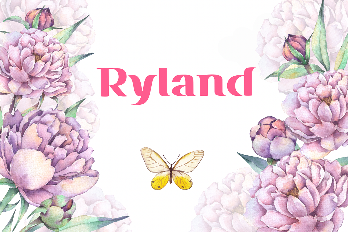 Ryland Font, a Script Font by Cutie_Kate_Studio (Photo 5 of 13)