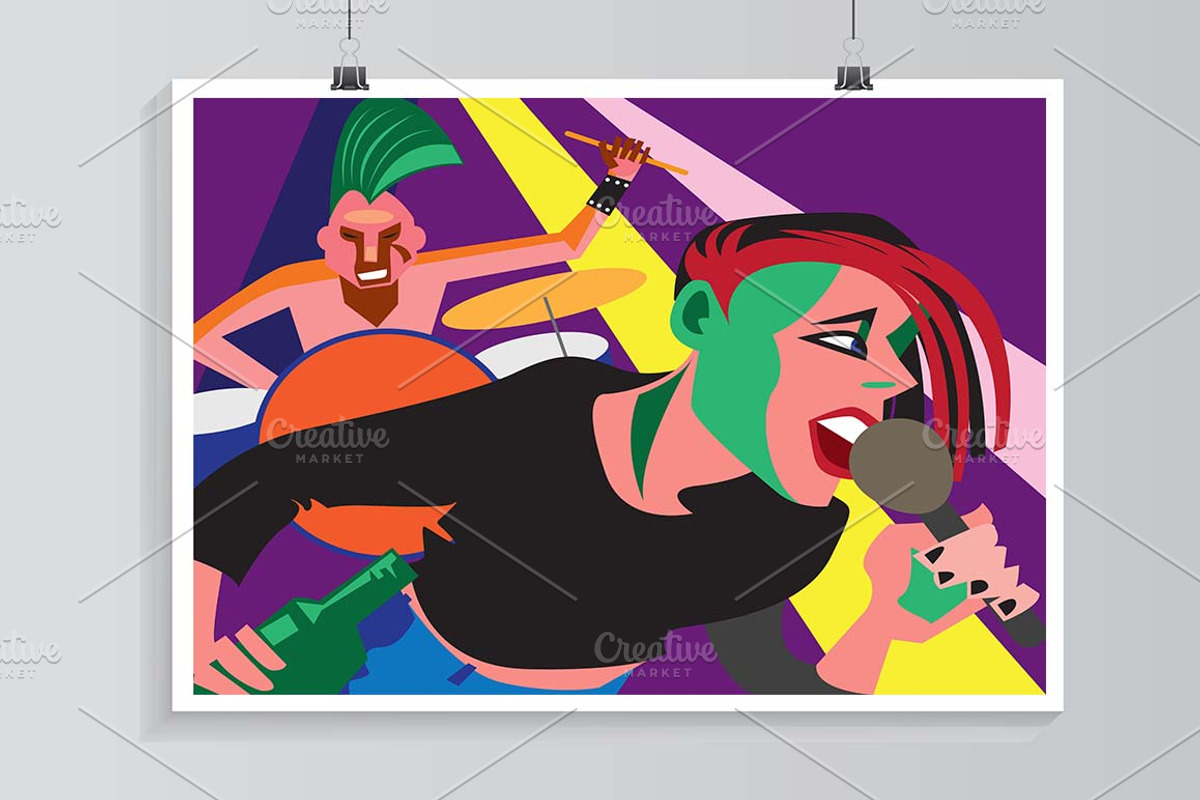Punk rock., an Illustration by © Fisher Photostudio (Photo 2 of 6)