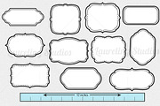 44 piece vector digital frame set, an Object Graphic by Laureling Studios (Thumbnail 2 of 3)