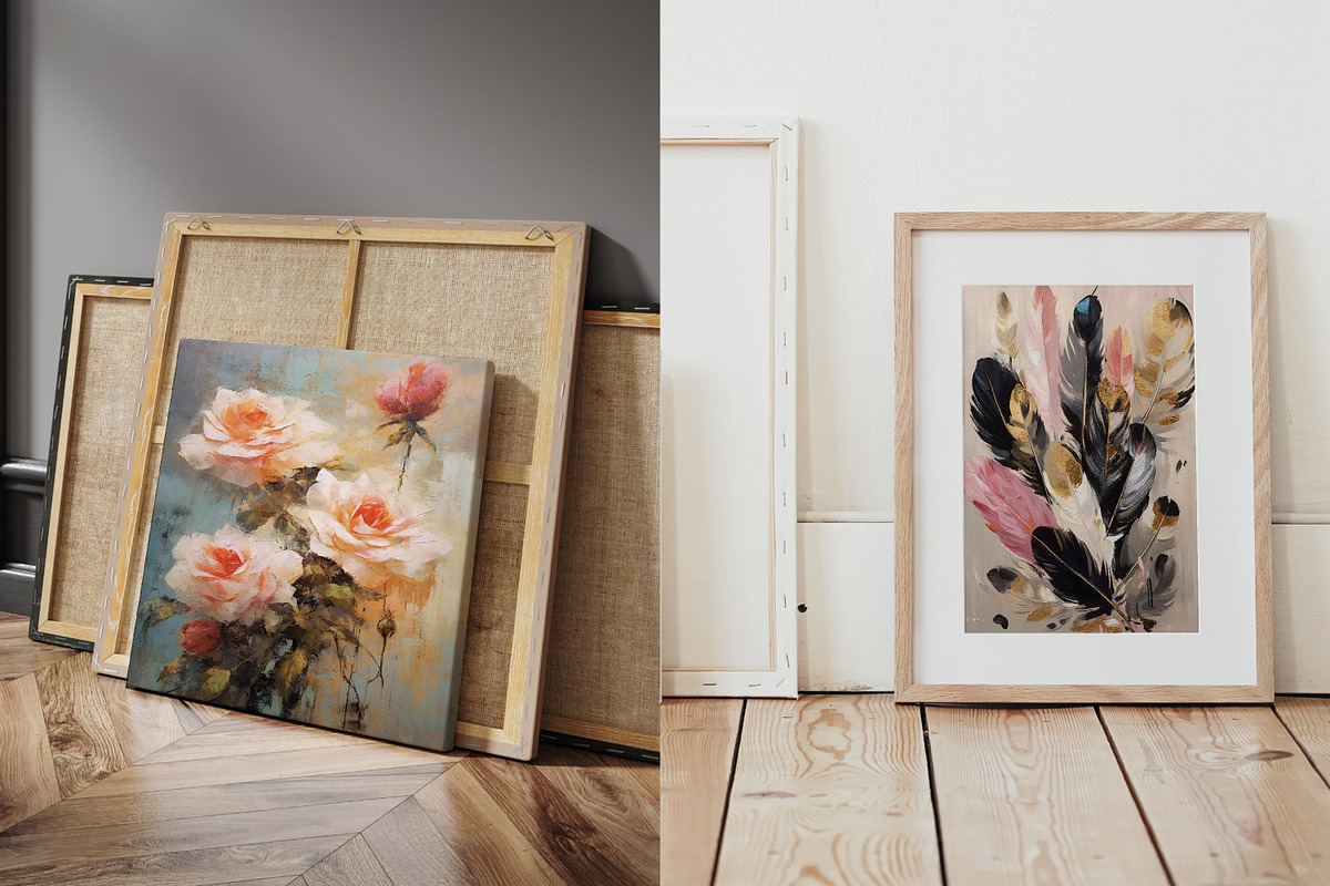 abstract art set prints, a Decorative Illustration by Muzi pear studio (Photo 5 of 12)