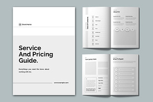 Service And Pricing Guide Proposal