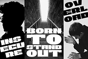Azera – Bold Display Font, a Sans Serif Font by overlaytemplates (Thumbnail 3 of 5)
