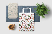 Wok food cards, seamless patterns, a Food Illustration by Good Studio (Thumbnail 10 of 13)
