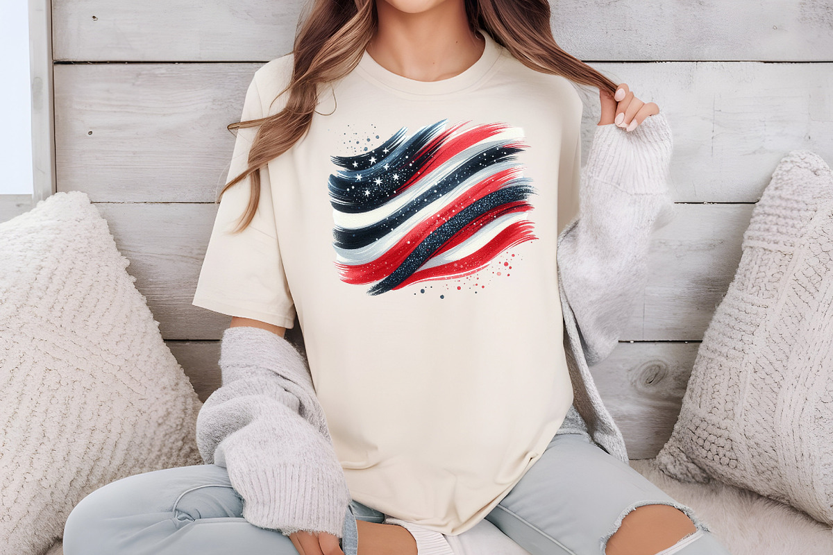 4th of July Brushstroke Sublimation, an Illustration by Libby Wishes (Photo 10 of 12)