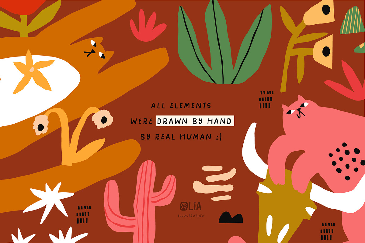 Arizona cats | 350+ illustrations, an Animal Illustration by Olia (Photo 2 of 13)