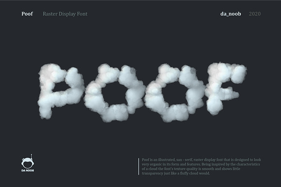POOF - Raster sans serif type. preview 4