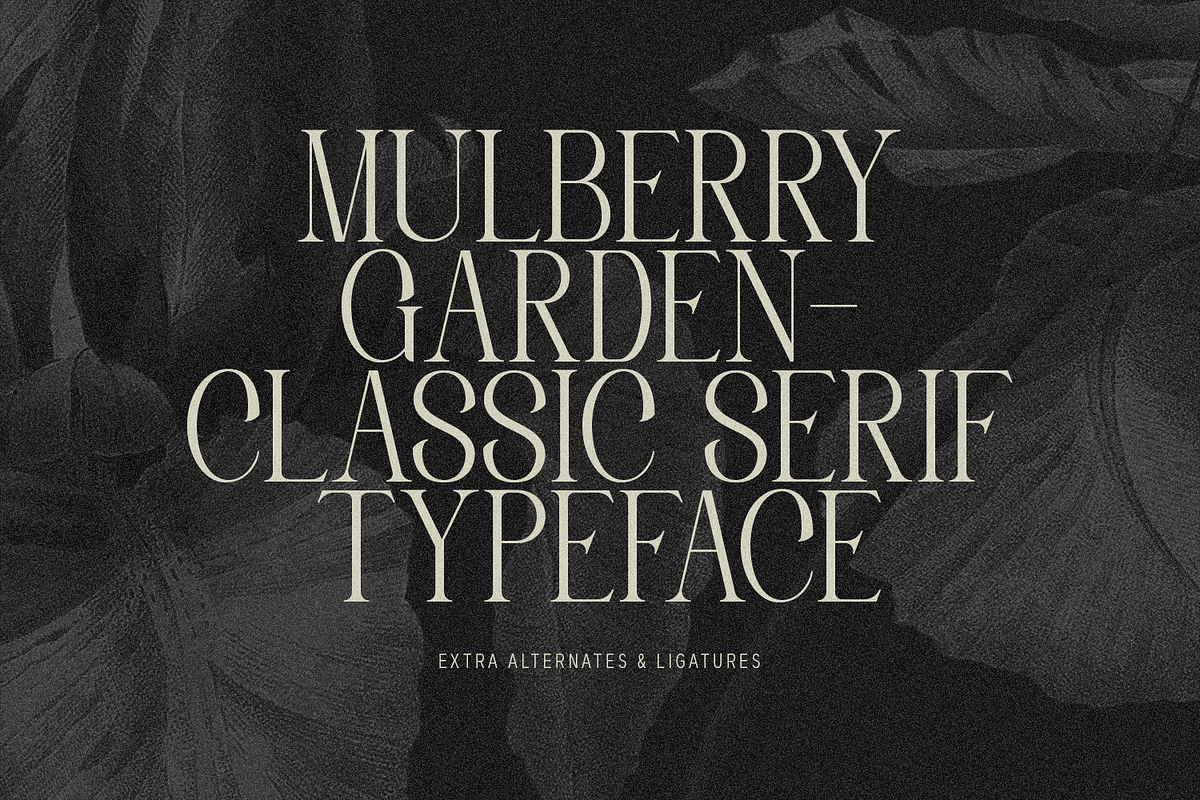 Mulberry Garden - Classic Serif Font, a Serif Font by Pixesia Studio (Photo 13 of 15)